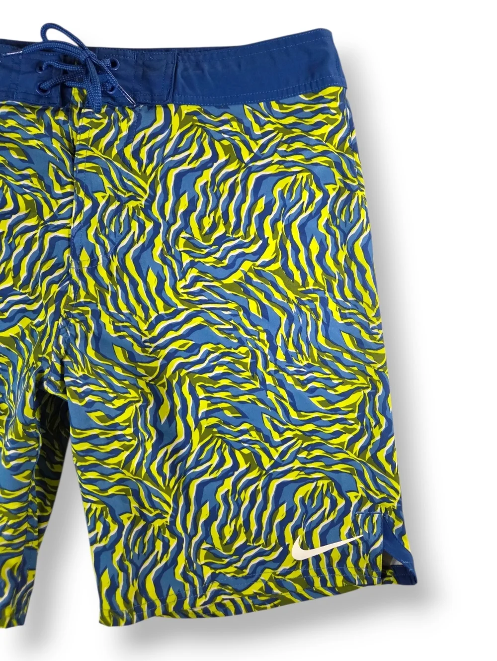 NIKE Swim Volley Board Shorts Swim Trunks Mens Size 32 Blue Green